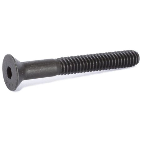 NEWPORT FASTENERS #10-24 Socket Head Cap Screw, Black Oxide Alloy Steel, 2 in Length, 100 PK 520516-100